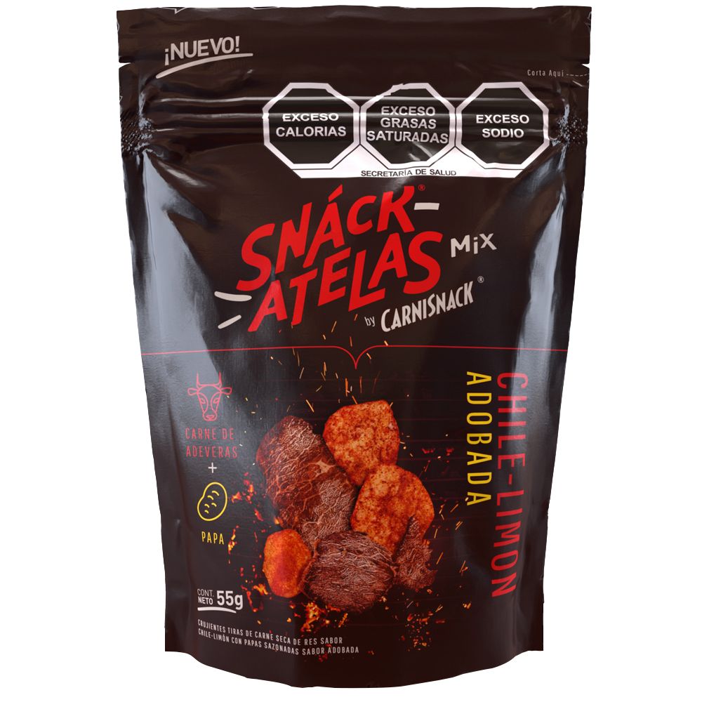 Snackatelas 55g Adobada - Caja 40 piezas